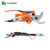 FUJIWARA elektryczne nożyce do przycinania 36V bateria litowa High Branch nożyce do żywopłotu 0-45mm średnica wykończenia 1.2-1.8m drążek teleskopowy